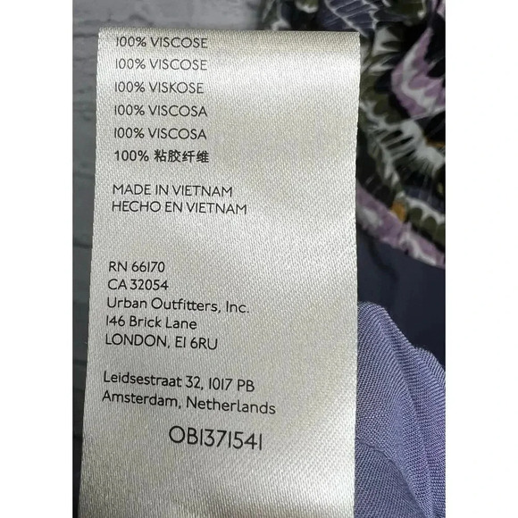 Anthropologie 2pc dress pant and bodysuit blouse set abstract print size 4. - Picture 10 of 15